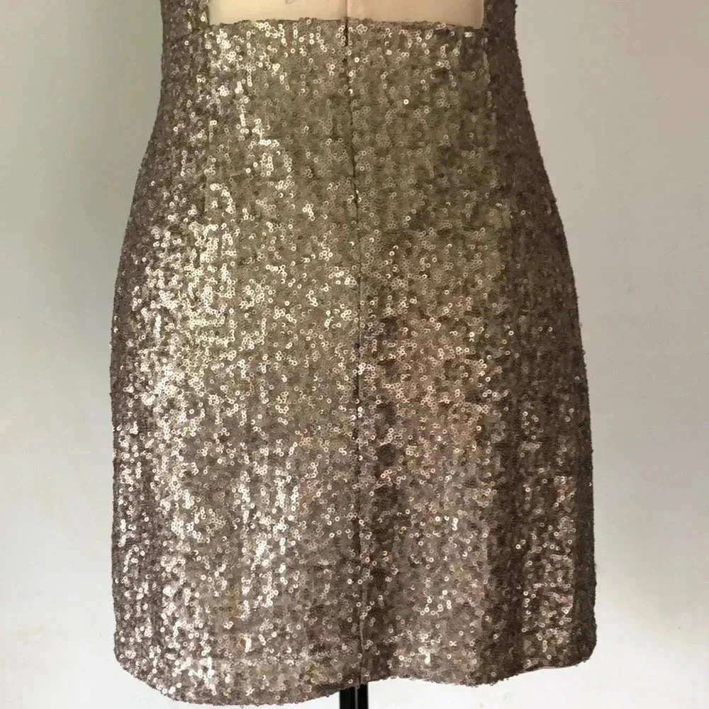 Aqua Dresses Sequin Shift Dress - Picture 7 of 8